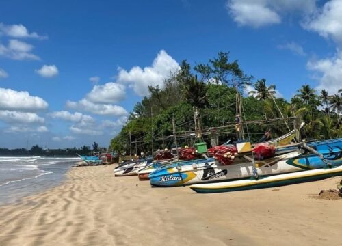 Weligama Beach  – Wonderful Beach for Learning to Surf with a view of the Sunset